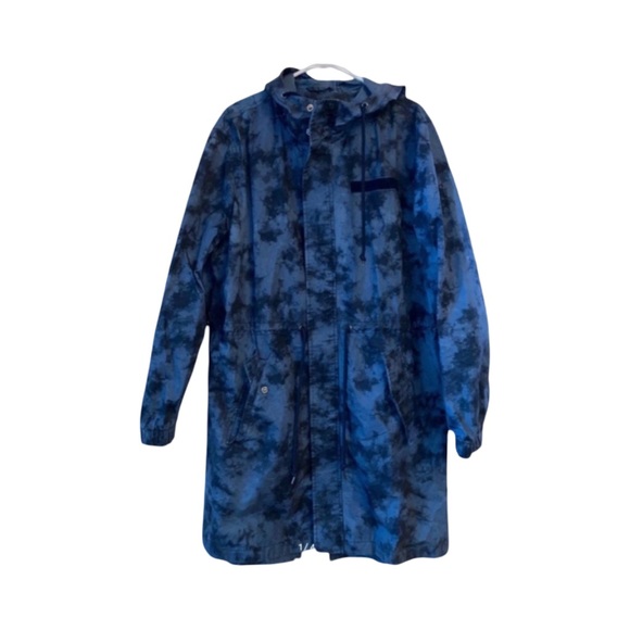 American Rag Other - American Rag Men’s XL Blue Tie-Dye Hooded Jacket • Lightweight Windbreaker